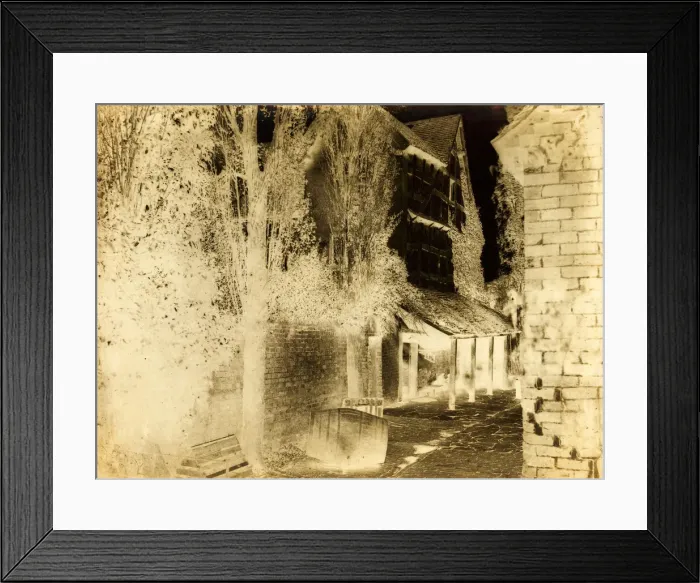 Framed Print : Rural Manor, Possibly Bredicot, 1852-54. Creator: Benjamin Brecknell Turner Framed Print : Rural Manor, Possibly Bredicot, 1852-54. Creator: Benjamin Brecknell Turner