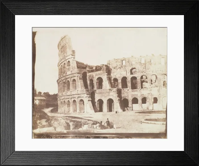 Framed Print : 67. Colosseum, Rome, Second View, May 1846. Creator: Calvert Jones Framed Print : 67. Colosseum, Rome, Second View, May 1846. Creator: Calvert Jones