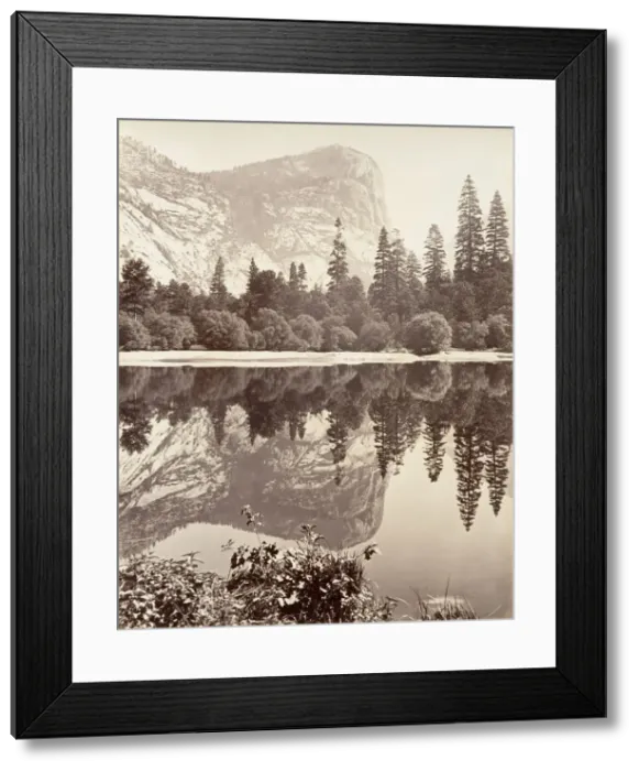 Framed Print : Mirror Lake, Yosemite, ca. 1872, printed ca. 1876. Creator: Attributed to Carleton E Framed Print : Mirror Lake, Yosemite, ca. 1872, printed ca. 1876. Creator: Attributed to Carleton E