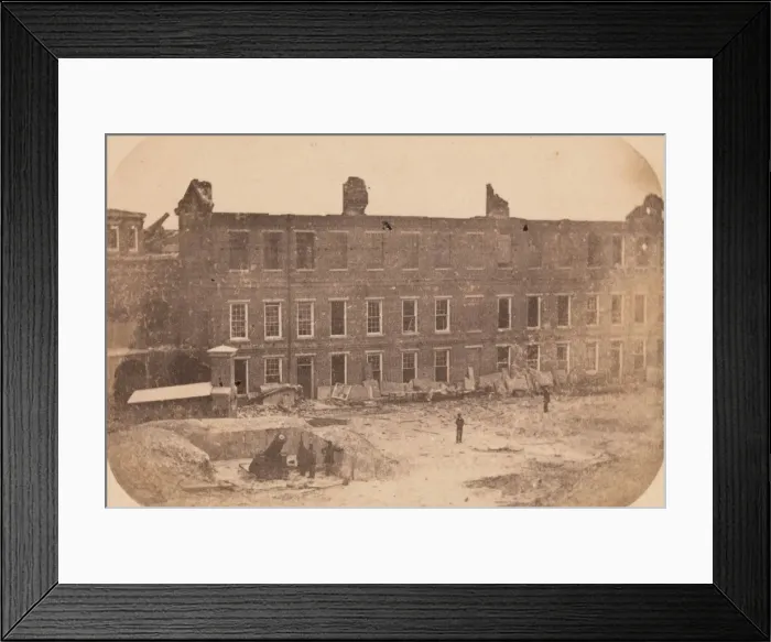 Framed Print : The Evacuation of Fort Sumter, April 1861, April 1861. Creator: Edward Anthony Framed Print : The Evacuation of Fort Sumter, April 1861, April 1861. Creator: Edward Anthony