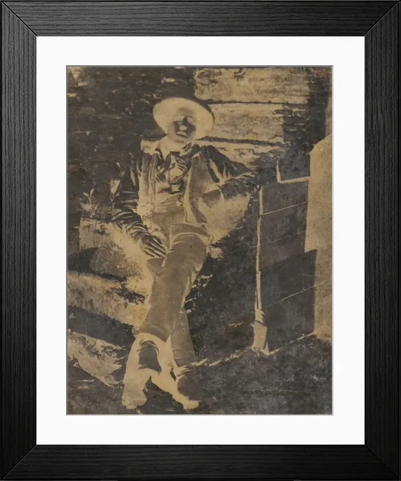 Framed Print : Young Man, late 1840s. Creator: Calvert Jones Framed Print : Young Man, late 1840s. Creator: Calvert Jones