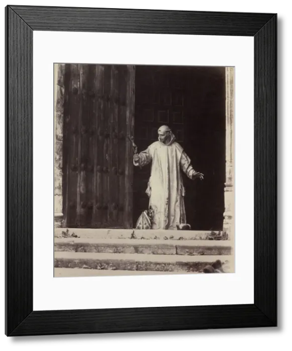 Framed Print : Principal Doorway of the Carthusian Monastery, Burgos, 1853. Creator: Charles Clifford Framed Print : Principal Doorway of the Carthusian Monastery, Burgos, 1853. Creator: Charles Clifford
