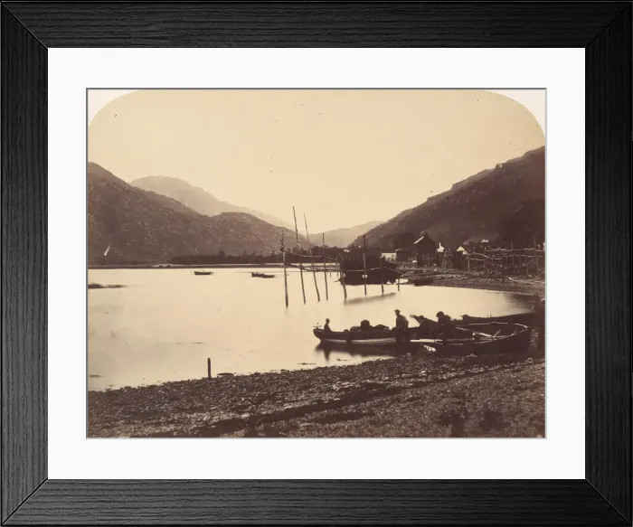 Framed Print : Loch Long Head, 1856. Creator: R. H. Henry Framed Print : Loch Long Head, 1856. Creator: R. H. Henry