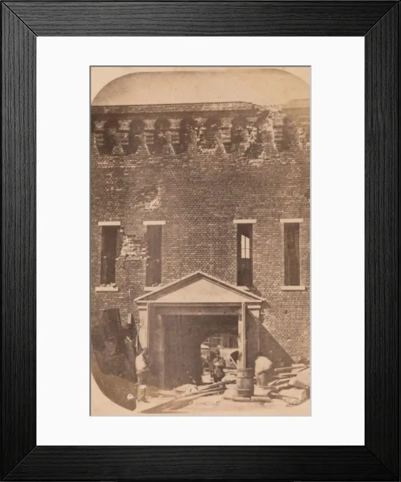 Framed Print : The Evacuation of Fort Sumter, April 1861. Creator: Edward Anthony Framed Print : The Evacuation of Fort Sumter, April 1861. Creator: Edward Anthony