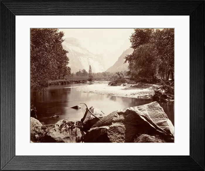 Framed Print : The Domes, Yosemite, ca. 1872, printed ca. 1876. Creator: Attributed to Carleton E Framed Print : The Domes, Yosemite, ca. 1872, printed ca. 1876. Creator: Attributed to Carleton E
