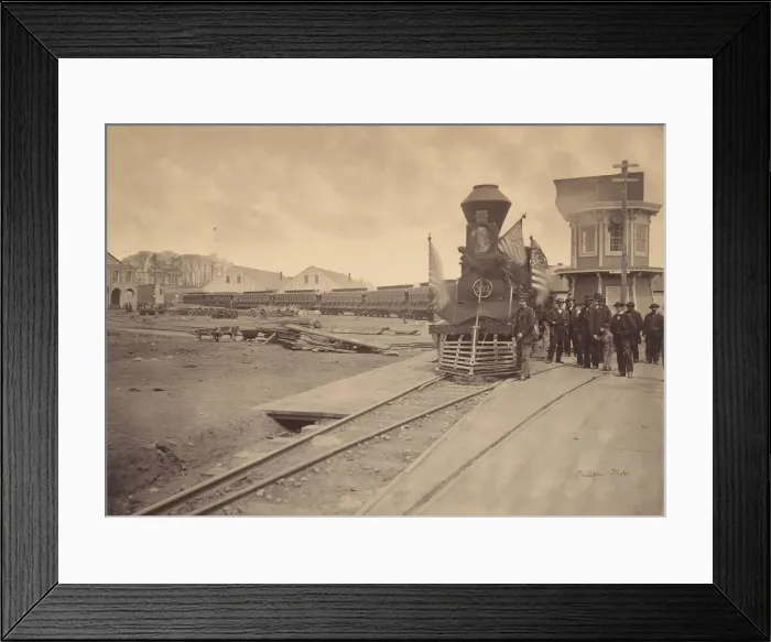 Framed Print : The Lincoln Funeral Train, Philadelphia, April 22-24, 1865. Creator: Charles L. Philippi Framed Print : The Lincoln Funeral Train, Philadelphia, April 22-24, 1865. Creator: Charles L. Philippi