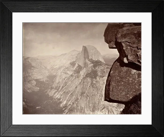 Framed Print : South Dome, Yosemite, ca. 1872, printed ca. 1876. Creator: Attributed to Carleton E Framed Print : South Dome, Yosemite, ca. 1872, printed ca. 1876. Creator: Attributed to Carleton E