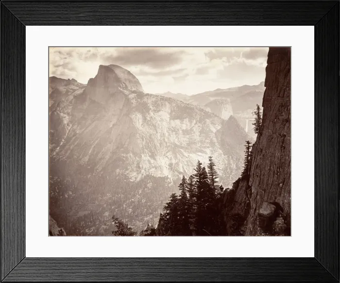 Framed Print : South Dome, 6, 000 feet, ca. 1872, printed ca. 1876. Creator: Attributed to Carleton E Framed Print : South Dome, 6, 000 feet, ca. 1872, printed ca. 1876. Creator: Attributed to Carleton E