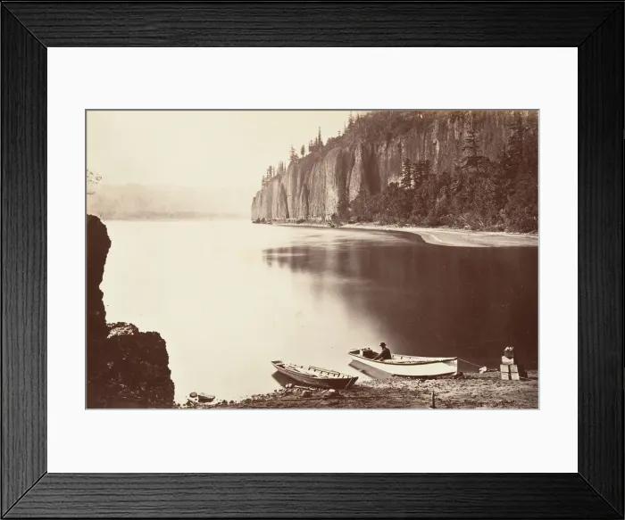 Framed Print : Cape Horn, Oregon, 1867, printed ca. 1876. Creator: Carleton Emmons Watkins Framed Print : Cape Horn, Oregon, 1867, printed ca. 1876. Creator: Carleton Emmons Watkins