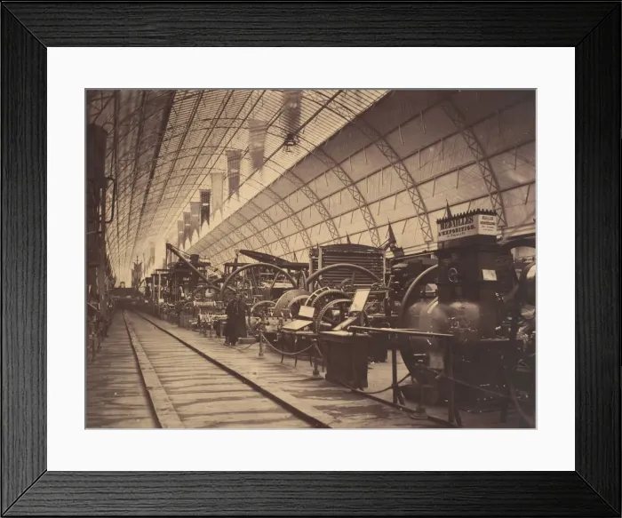Framed Print : French Machinery, 1855. Creator: Charles Thurston Thompson