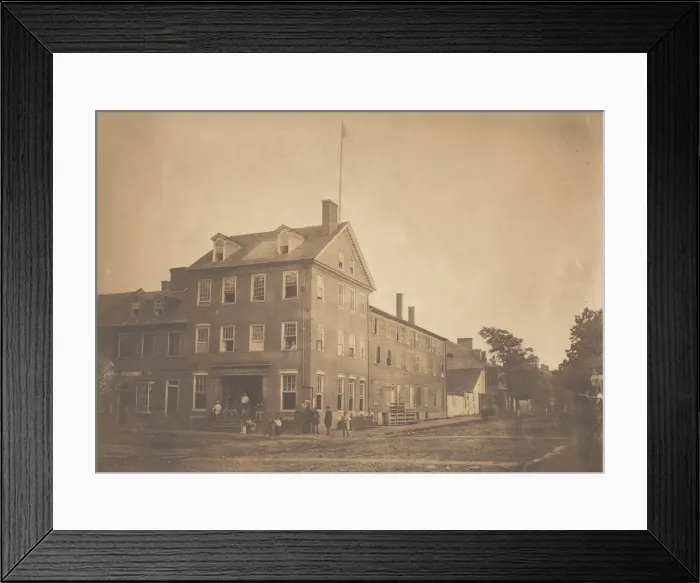 Framed Print : Marshall House, Alexandria, Virginia, 1861. Creator: Egbert Guy Fowx Framed Print : Marshall House, Alexandria, Virginia, 1861. Creator: Egbert Guy Fowx