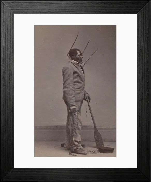 Framed Print : Wilson, Branded Slave from New Orleans, 1863. Creator: Charles Paxson Framed Print : Wilson, Branded Slave from New Orleans, 1863. Creator: Charles Paxson