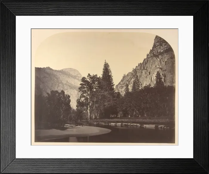 Framed Print : Camp Grove, Near Sentinel, 1861, Yosemite. Creator: Carleton Emmons Watkins Framed Print : Camp Grove, Near Sentinel, 1861, Yosemite. Creator: Carleton Emmons Watkins
