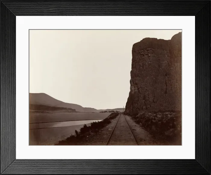 Framed Print : Cape Horn near Celilo, 1867. Creator: Carleton Emmons Watkins Framed Print : Cape Horn near Celilo, 1867. Creator: Carleton Emmons Watkins