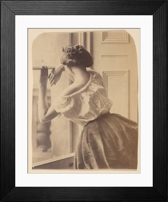 Framed Print : Photographic Study, Early 1860s. Creator: Clementina Hawarden Framed Print : Photographic Study, Early 1860s. Creator: Clementina Hawarden