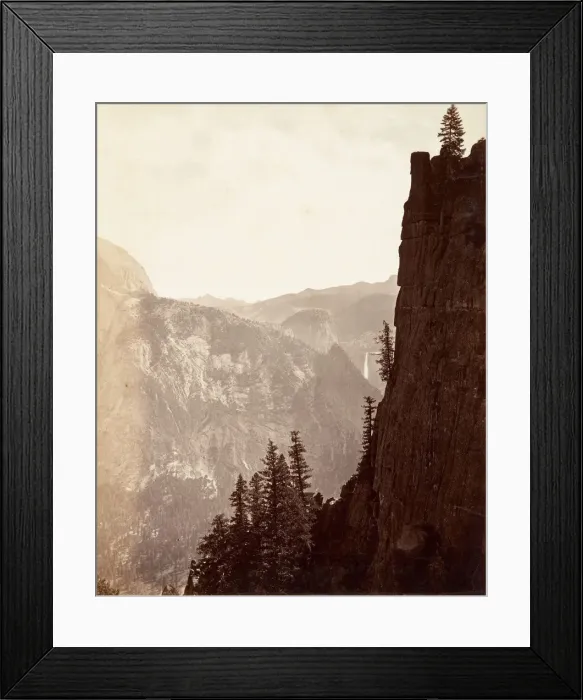 Framed Print : General View of Yosemite, ca. 1872, printed ca. 1876. Creator: Attributed to Carleton E Framed Print : General View of Yosemite, ca. 1872, printed ca. 1876. Creator: Attributed to Carleton E