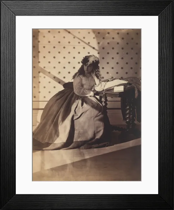 Framed Print : Photographic Study, early 1860s. Creator: Clementina Hawarden Framed Print : Photographic Study, early 1860s. Creator: Clementina Hawarden