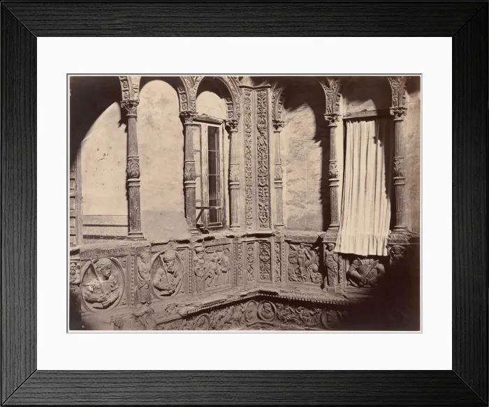 Framed Print : Zaragoza, Patio de la Casa Conocida con el Nombre de los Infantes, 1860 Framed Print : Zaragoza, Patio de la Casa Conocida con el Nombre de los Infantes, 1860