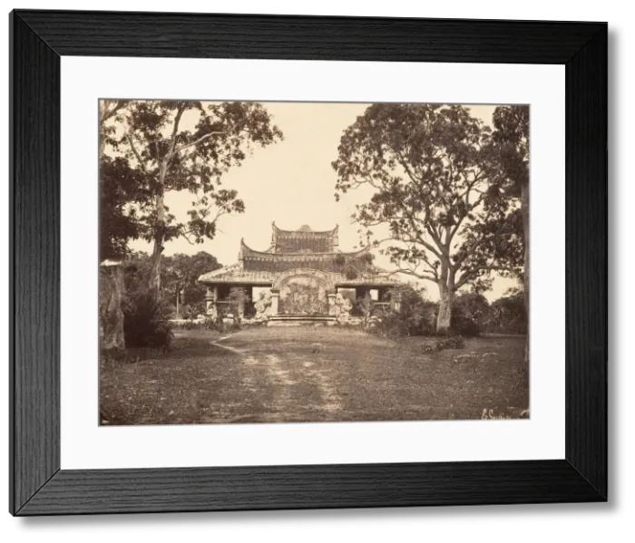 Framed Print : Tombeau de l Eveque d Adran, 1866. Creator: Emile Gsell