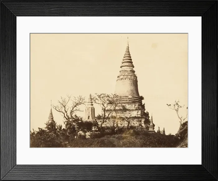 Framed Print : Nam-Vian - Tombeaux, 1866. Creator: Emile Gsell Framed Print : Nam-Vian - Tombeaux, 1866. Creator: Emile Gsell