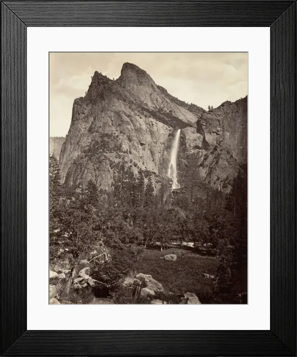 Framed Print : Bridal Veil Fall, 940 feet, Yosemite, ca. 1872, printed ca. 1876 Framed Print : Bridal Veil Fall, 940 feet, Yosemite, ca. 1872, printed ca. 1876