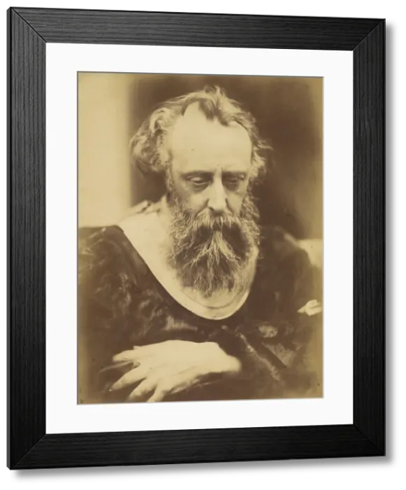Framed Print : George Frederick Watts, 1860s. Creator: David Wilkie Wynfield Framed Print : George Frederick Watts, 1860s. Creator: David Wilkie Wynfield