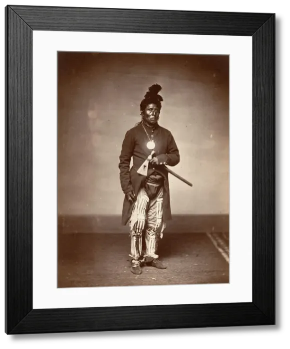 Framed Print : Ti ra wa hut Re sa ru (Sky Chief), ca. 1867. Creator: Attributed to Edric L. Eaton Framed Print : Ti ra wa hut Re sa ru (Sky Chief), ca. 1867. Creator: Attributed to Edric L. Eaton