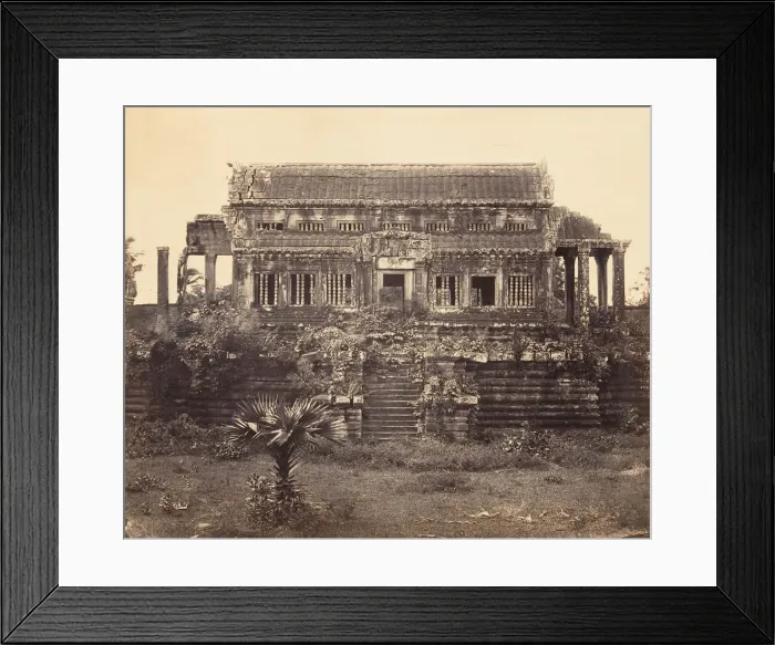 Framed Print : Grande Pagode - Edicule Nord, 1866. Creator: Emile Gsell
