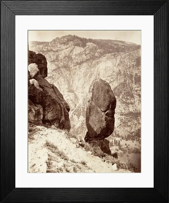 Framed Print : Eagle Point, Yosemite, ca. 1872, printed ca. 1876. Creator: Attributed to Carleton E Framed Print : Eagle Point, Yosemite, ca. 1872, printed ca. 1876. Creator: Attributed to Carleton E