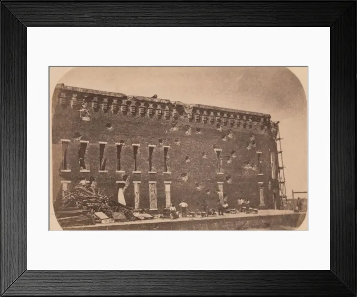 Framed Print : The Evacuation of Fort Sumter, April 1861, April 1861. Creator: Edward Anthony Framed Print : The Evacuation of Fort Sumter, April 1861, April 1861. Creator: Edward Anthony