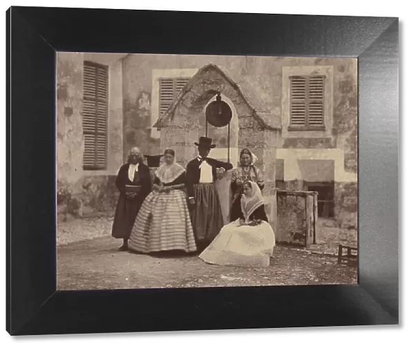 Baleares, Aldeanos de Palma y sus alrrededores, 1860. Creator: Charles Clifford