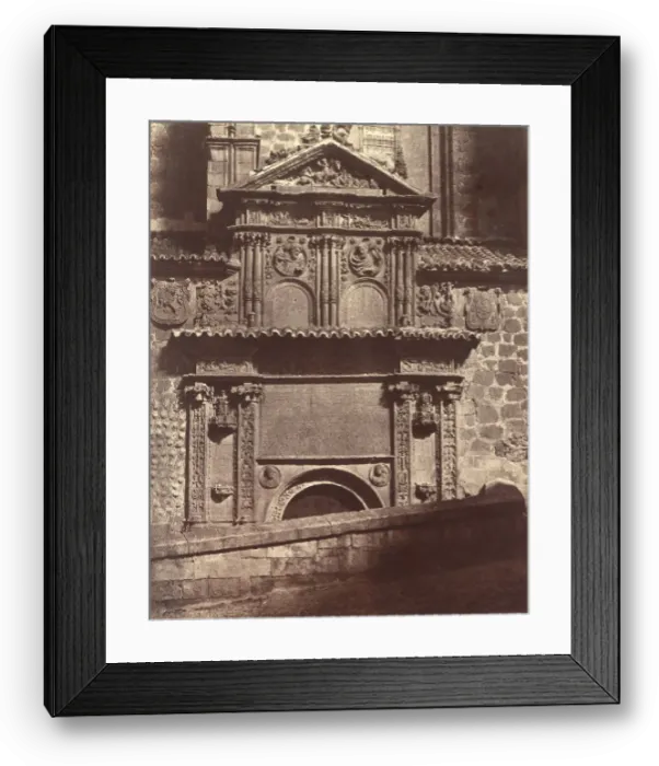 Framed Print : Portal of the Convent of Sancti Spiritu, Salamanca, 1853. Creator: Charles Clifford Framed Print : Portal of the Convent of Sancti Spiritu, Salamanca, 1853. Creator: Charles Clifford