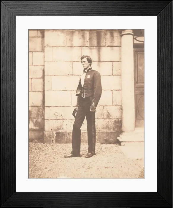 Framed Print : Portrait of a Man in Military Regalia, ca. 1859. Creator: Horatio Ross Framed Print : Portrait of a Man in Military Regalia, ca. 1859. Creator: Horatio Ross