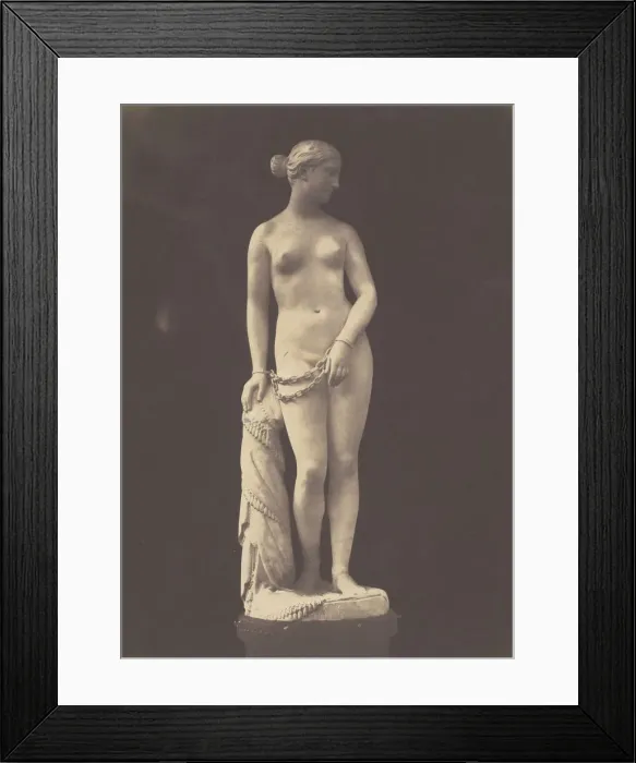 Framed Print : Greek Slave, 1851. Creator: Hugh Owen Framed Print : Greek Slave, 1851. Creator: Hugh Owen