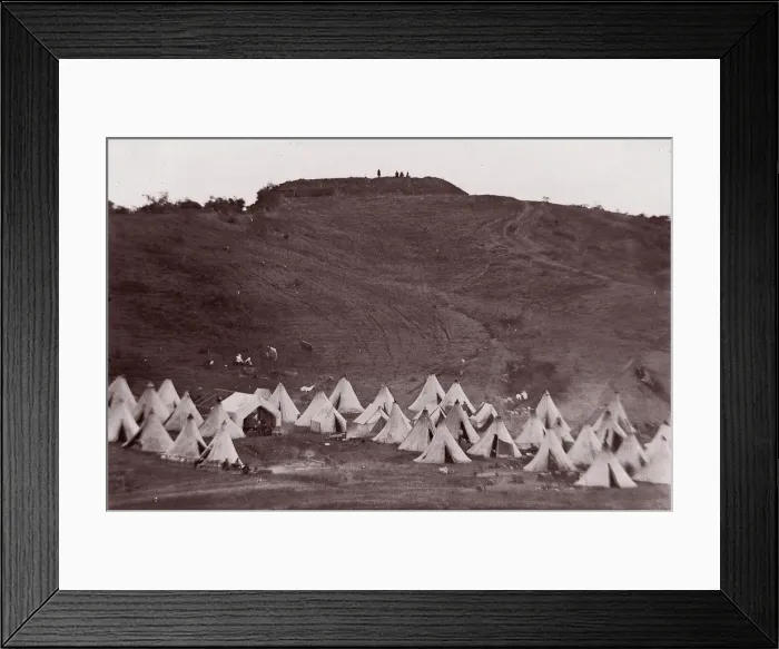 Framed Print : Confederate Earthworks, Belle Plain, Virginia, 1863. Creators: James Gardner Framed Print : Confederate Earthworks, Belle Plain, Virginia, 1863. Creators: James Gardner