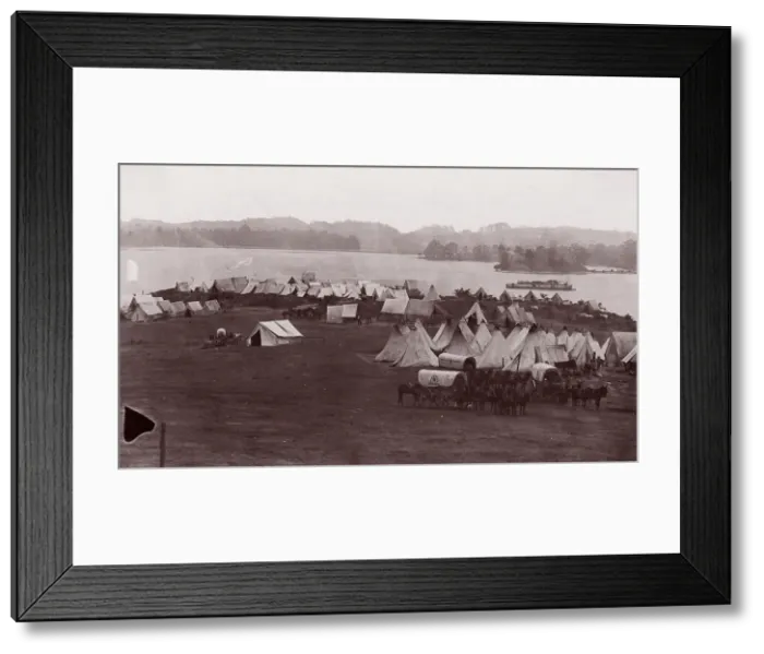 Framed Print : Belle Plain, Virginia, 1864. Creators: James Gardner, Tim O Sullivan