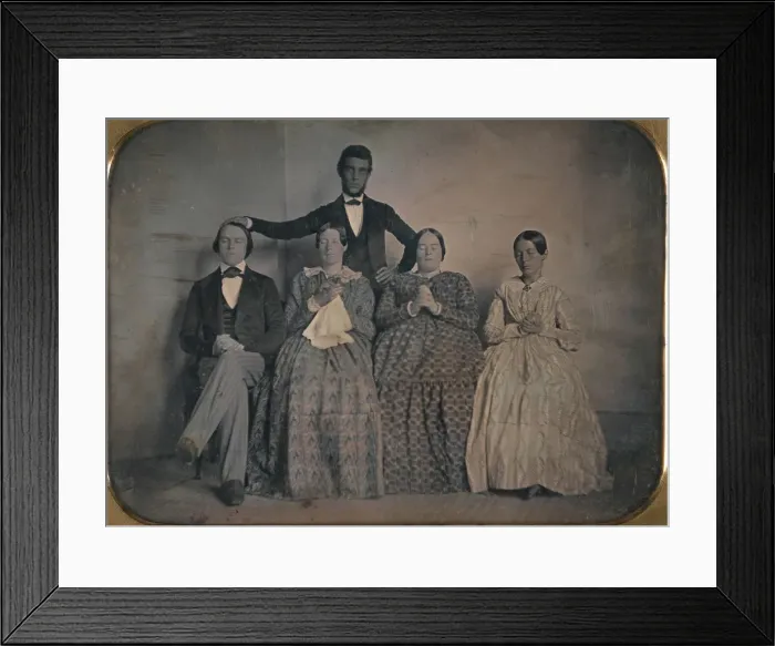 Framed Print : Hypnotism, ca. 1845. Creator: John Adams Whipple Framed Print : Hypnotism, ca. 1845. Creator: John Adams Whipple