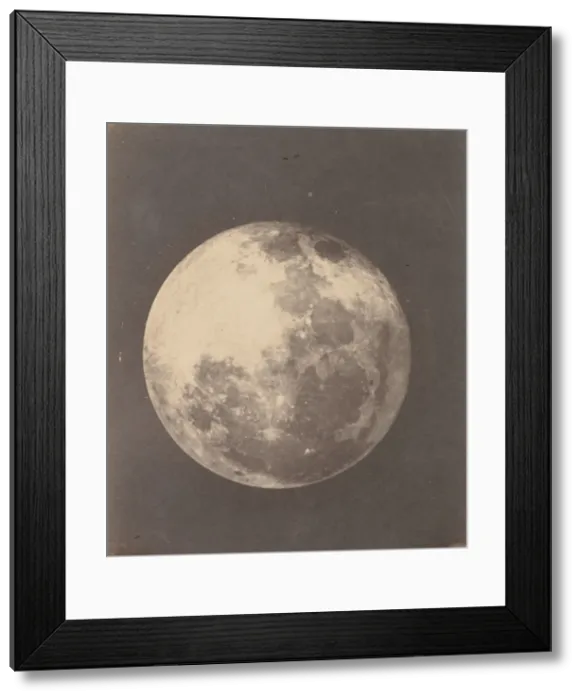 Framed Print : The Moon, 1857-60. Creators: John Adams Whipple, James Wallace Black Framed Print : The Moon, 1857-60. Creators: John Adams Whipple, James Wallace Black