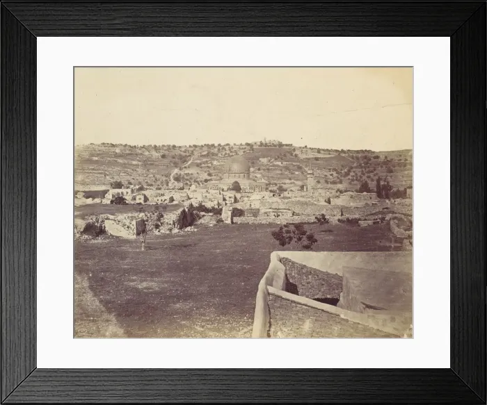 Framed Print : Jerusalem, 1857. Creator: John Anthony Framed Print : Jerusalem, 1857. Creator: John Anthony