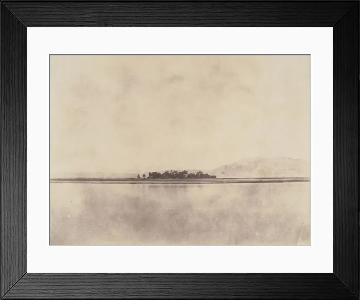 Framed Print : The Nile in front of the Theban Hills, 1853-54. Creator: John Beasley Greene Framed Print : The Nile in front of the Theban Hills, 1853-54. Creator: John Beasley Greene