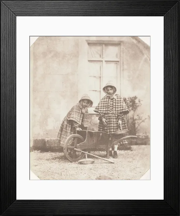 Framed Print : Elinor and Lucy Llewelyn, 1853-56. Creator: John Dillwyn Llewelyn Framed Print : Elinor and Lucy Llewelyn, 1853-56. Creator: John Dillwyn Llewelyn