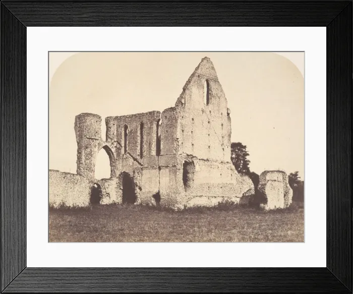 Framed Print : Newark Abbey, near Chertsey, 1856. Creator: John Richardson Major Framed Print : Newark Abbey, near Chertsey, 1856. Creator: John Richardson Major