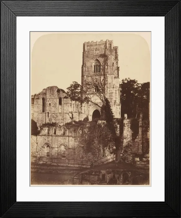 Framed Print : Fountains Abbey. The Church and Chapter House, 1850s. Creator: Joseph Cundall Framed Print : Fountains Abbey. The Church and Chapter House, 1850s. Creator: Joseph Cundall