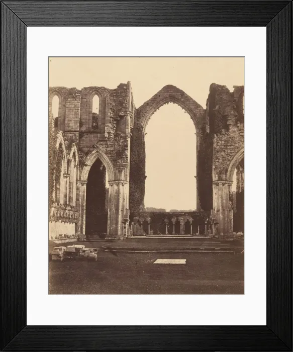 Framed Print : Fountains Abbey. The Chapel of the Nine Alters, Interior, 1850s. Creator: Joseph Cundall Framed Print : Fountains Abbey. The Chapel of the Nine Alters, Interior, 1850s. Creator: Joseph Cundall
