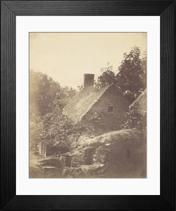 Framed Print : Cottage at Jersey, 1855. Creator: Joseph Cundall Framed Print : Cottage at Jersey, 1855. Creator: Joseph Cundall