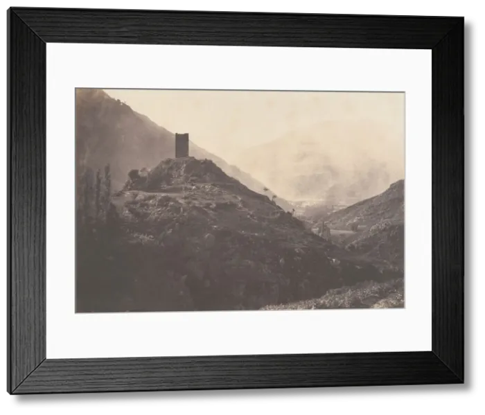 Framed Print : Vue de la Vallee de Luchon prise de la tour de Castelvieilh, 1853 Framed Print : Vue de la Vallee de Luchon prise de la tour de Castelvieilh, 1853