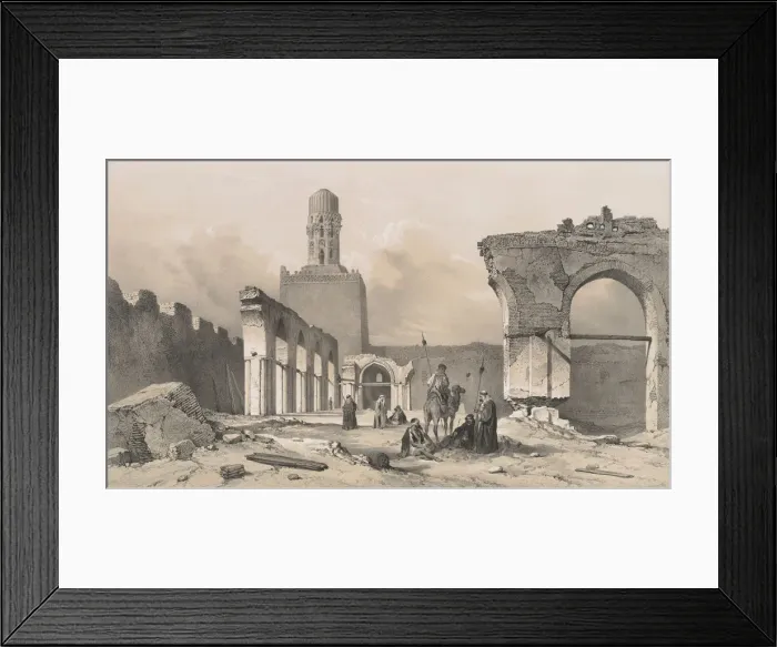 Framed Print : 14. Mosquee el Hakem, au Kaire, 1843. Creator: Joseph Philibert Girault De Prangey Framed Print : 14. Mosquee el Hakem, au Kaire, 1843. Creator: Joseph Philibert Girault De Prangey