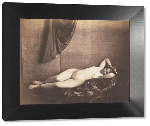 [Reclining Nude], 1851-53. Creator: Julien Vallou de Villeneuve