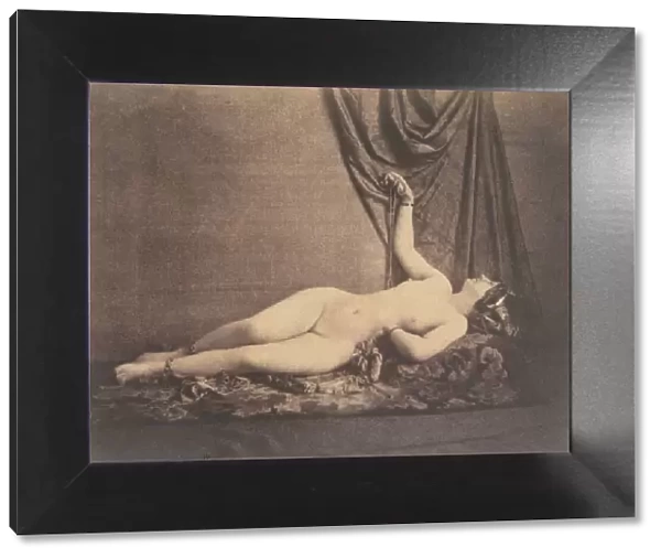 [Reclining Female Nude], ca. 1853. Creator: Julien Vallou de Villeneuve