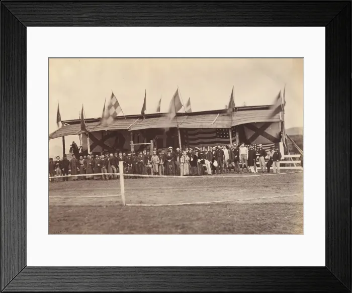 Framed Print : The Grand Stand, Foochow (Fuzhou), ca. 1869. Creator: Afong Lai Framed Print : The Grand Stand, Foochow (Fuzhou), ca. 1869. Creator: Afong Lai